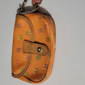 Dooney and Bourke Orange Wristlet